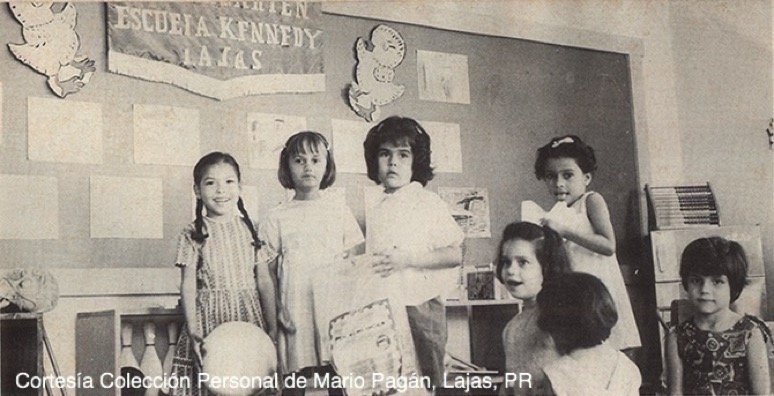 La futura generación estudiantes en el kindergarten de la Escuela Kennedy